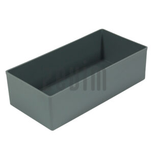 Kunststof bakje grijs 108x216x45 mm