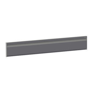 Alu. klep compleet met vergrendeling 1207 x 175 mm