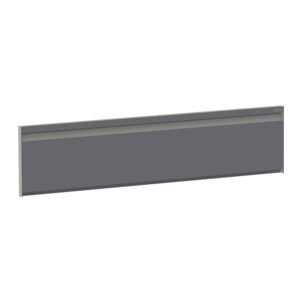 Alu. klep compleet met vergrendeling 1207 x 255 mm