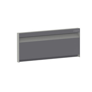 Alu. klep compleet met vergrendeling 0447 x 175 mm