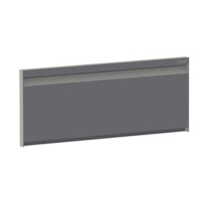 Alu. klep compleet met vergrendeling 0700 x 255 mm