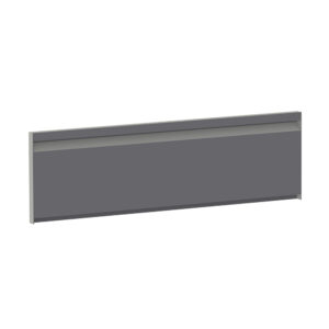 Alu. klep compleet met vergrendeling 0954 x 255 mm