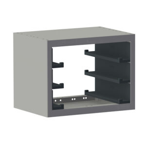 Kofferkast B508xD360xH385 mm met 3 kofferoplegsteunen (3x 66)