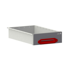 Lade HD  B0300xD507xH105 mm grijs/rood
