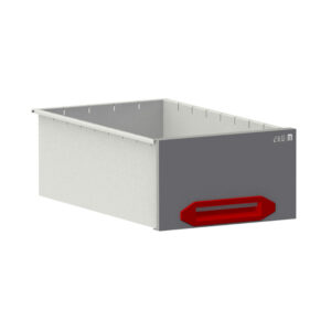 Lade HD  B0300xD507xH175 mm grijs/rood
