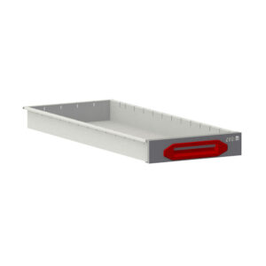 Lade HD  B0300xD760xH070 mm grijs/rood