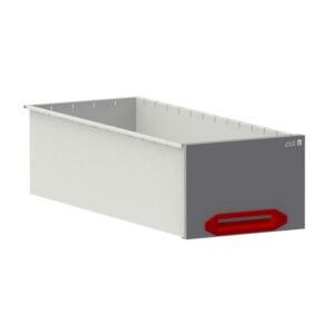 Lade HD  B0300xD760xH210 mm grijs/rood
