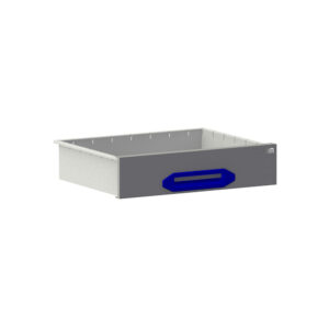 Lade HD  B0447xD360xH105 mm grijs/blauw