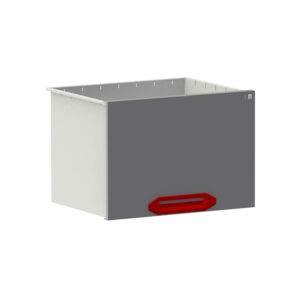 Lade HD  B0447xD360xH315 mm grijs/rood