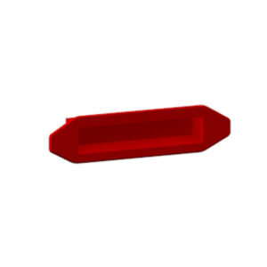 Handgreep kunststof kleur rood tbv Heavy Duty Laden